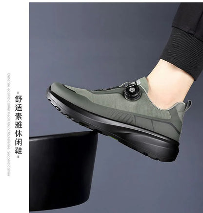 Baskets de plein air pour homme, nouvelles chaussures de sport à semelle épaisse pour le printemps et l'été, chaussures de randonnée pour homme, chaussures décontractées pour homme
