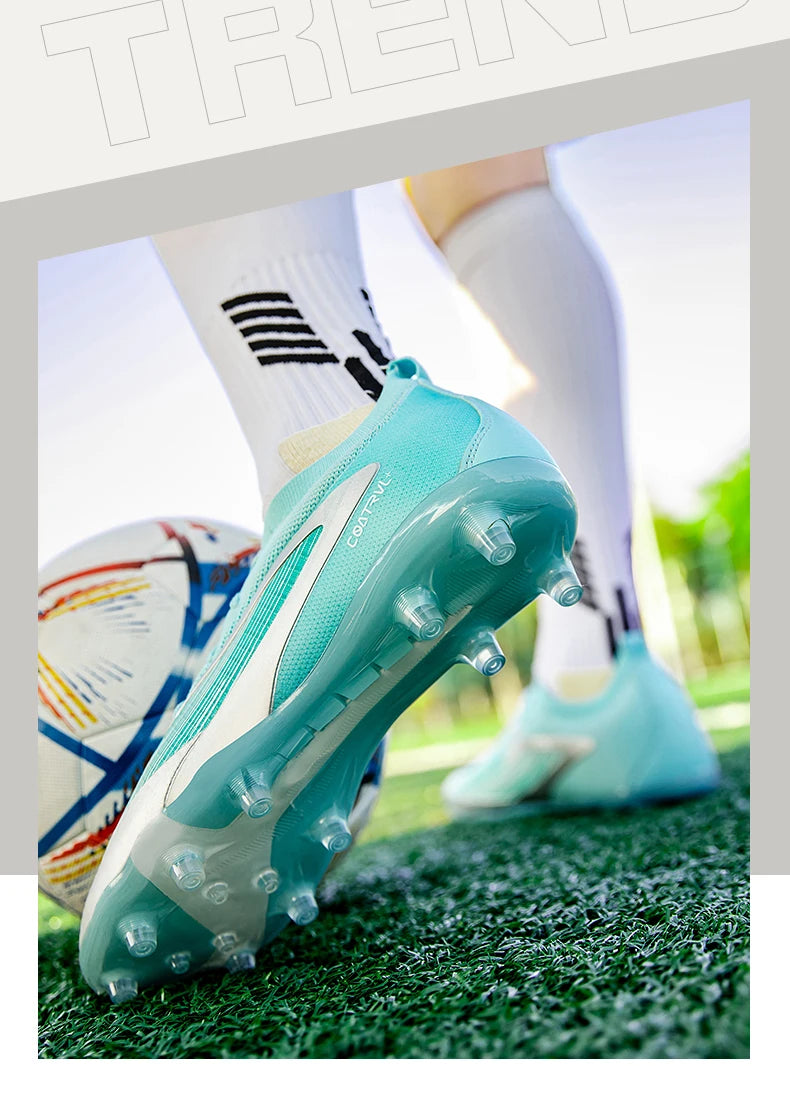 Men's New TF Football Boots Sneakers Professional Society Casual Male Soccer Shoes Futsal High-Quality Football Shoes Training