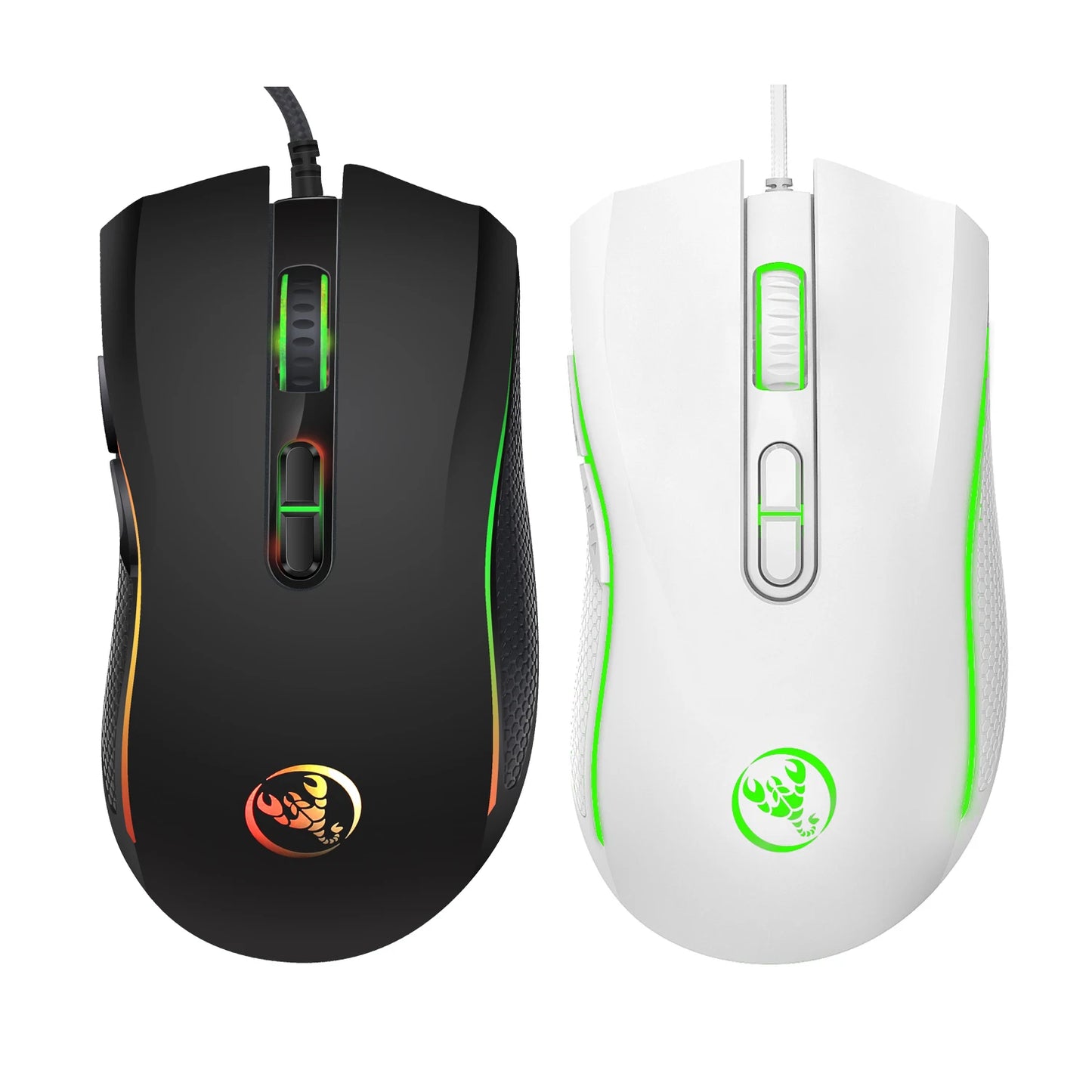 Popularan izbor HXSJ A869 optički ergonomski RGB ABS žičani gaming miš s 4 razine podešavanja rezolucije za prijenosno računalo i PC