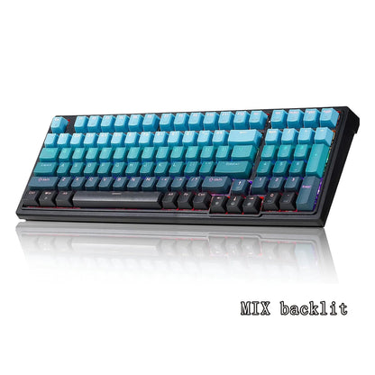 HEXGEARS M2 Mechanical Keyboard 87key Hot Swap PBT Gasket Structure White Backlit Macro Defined Gaming Mechanical Keyboard