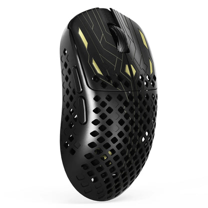 MAMBASNAKE M2 ultralichte draadloze gamingmuis, PAW3395PRO-sensor 40000 DPI, 41g koolstofvezel, tri-mode