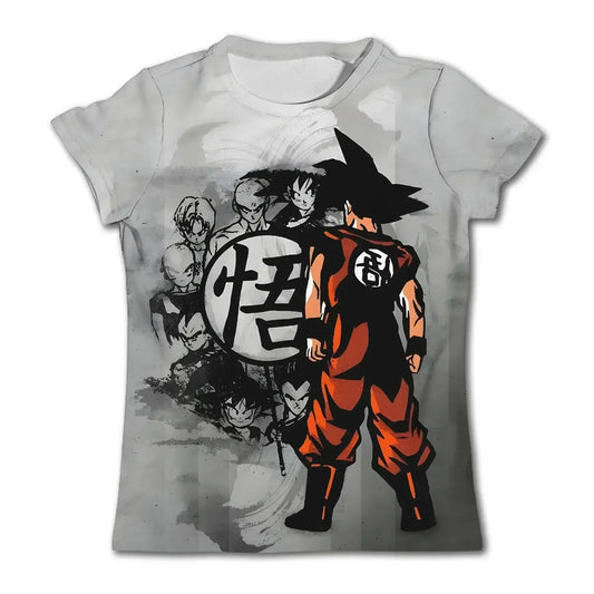 2024 New Fashion Dragon Ball 3D T-shirt Summer Short Sleeve O-Neck Goku Vegeta Men's Casual Shirt Boys' Produit gaming premium Fraquane