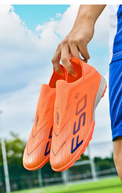 New Men Soccer Shoes Grass Cleats Futsal Comfortable Turf Football Boots Sports Ultralight Fg Non Slip Indoor Adult Non-Slip