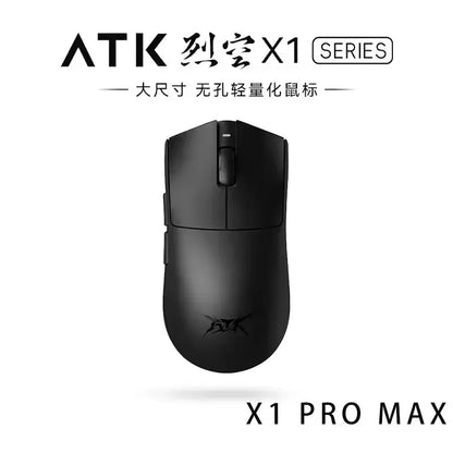 ATK X1 Series vezeték nélküli Bluetooth egér Paw3950/Ultra 8k, könnyű, 49g, hárommódú FPS gamer egér, egyedi ajándék