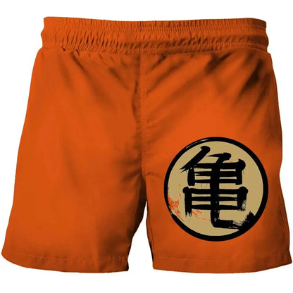2026 Cartoon Dragon Ball Z Children's Boys' Shorts Beach Pants Summer Cartoon Cute Boys Beach Pants Comfortable and Breathable