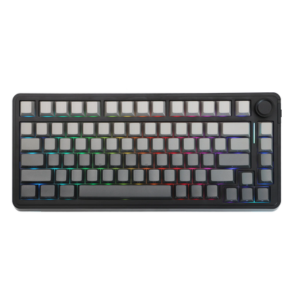 EPOMAKER EA75 75% US QWERTY Layout Hot-Swap Gasket-Mounted Wired/2.4GHz/Bluetooth Wireless Mechanical Keyboard RGB Backlight