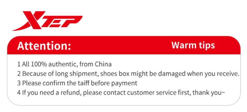 Xtep Men's Running Shoes Sports Shoes Men's Lightweight Shock Absorption Casual Shoes Student Shoes 879119110110