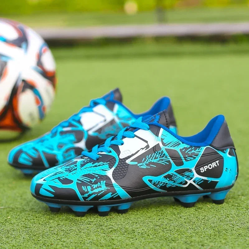 Chuteiras de futebol novas para homem e criança, ultraleves, antiderrapantes para relva, botas de futebol profissionais para adulto, calçado de treino para rapaz, dropshipping