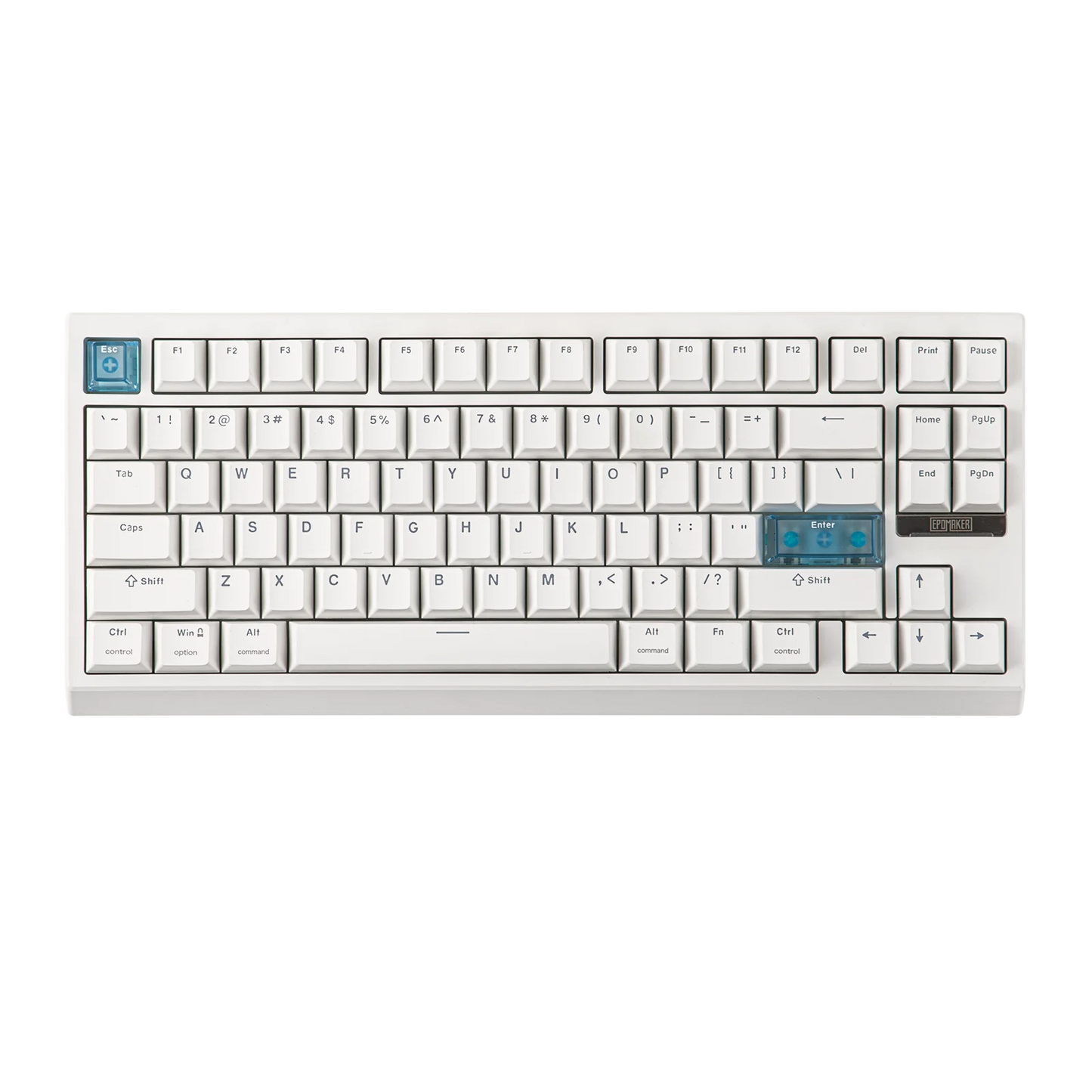 EPOMAKER G84 HE 75% ANSI US Layout Wired/BT/2.4Ghz Wireless Hall Effect Magnetic Mechanical Keyboard with DKS & SOCD Support