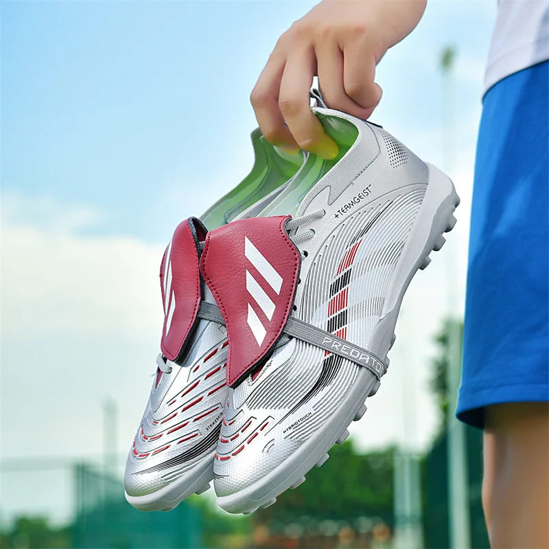 2025 New Autumn Package Youth Football Shoes Stable Racing Training Sports Shoes Fashionable and Comfortable Rebound Nail Shoes