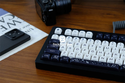 Galaxy Theme Key Cap 129 Keys GMK MOA Profile DYE-SUB PBT Keycap with 1.75U 2U Shift for MX Switch Mechanical Keyboard