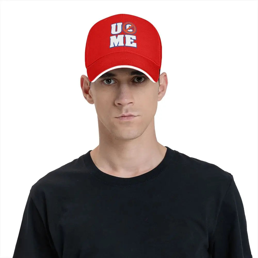 Yellow Wrestling Cena John White Custom Baseball Caps For Mens Unisex Male Beach Sunscreen Hat Snapback Cap