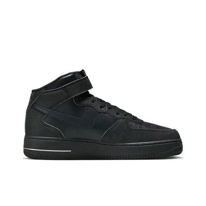 Nike Air Force 1 Mid Top Unisex Classic Sneakers, Cushioned Comfort Durable Design for Casual Streetwear DQ7666-001
