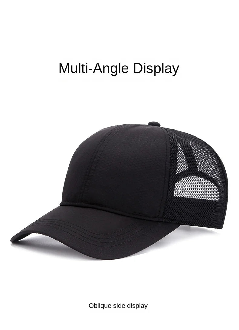 XXXL Men Women Baseball Cap Big Head Plus Size Summer Mesh Top Quality Oversize Sport Snapback Hat 56-60cm 61-63cm