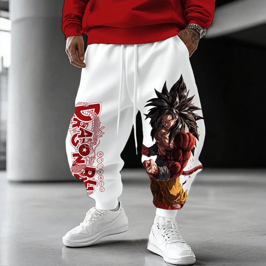 2026 Summer Dragon Ball Goku 3D Print Joggers, Quick Dry Oversized Outdoor Hip Hop Casual Pants for Men Women Kids Y2k