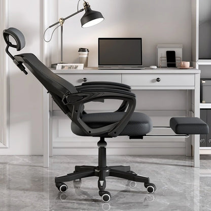 Chaise d'étude, chaise de bureau confortable pour la maison, chaise d'étudiant, chaise ergonomique avec dossier