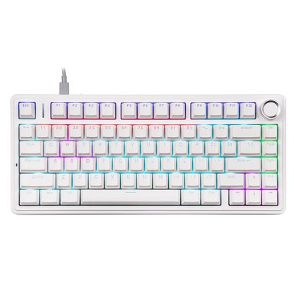 EPOMAKER x AULA F75 Wired Only 75% ANSI US Layout Gasket Hot-Swap Mechanical Keyboard for Mac/WIN/Android with Knob