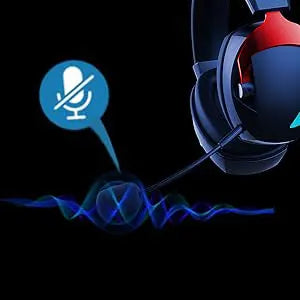 Wireless Gaming Headset with Detachable Noise Cancelling Microphone – Bluetooth 5.3, 2.4G Wireless & 3.5mm Wired Gaming Headphones for PC, PS5, PS4, Mobile