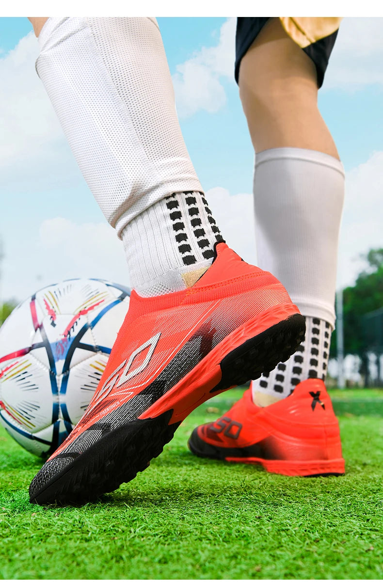 Chaussures de football pour hommes, neuves, pour terrain gazonné, professionnelles, originales, résistantes, décontractées, chaussures de football de qualité supérieure, ultralégères