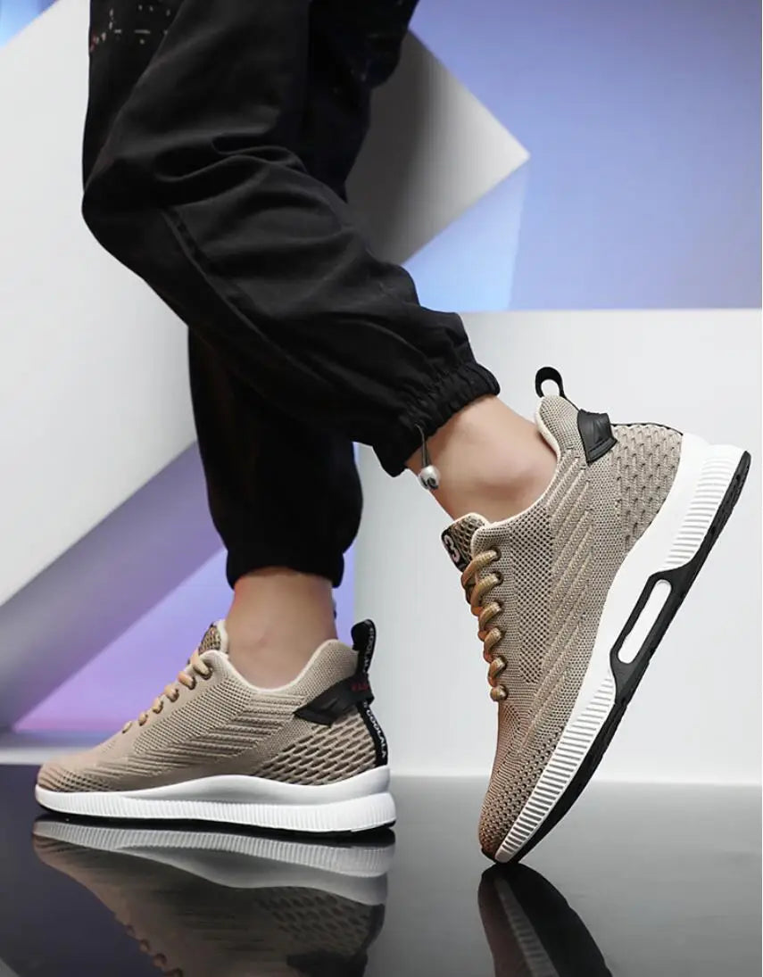 Nouvelles baskets pour homme, chaussures rehaussantes, semelles intérieures de 8 cm, respirantes en maille, chaussures de sport pour augmenter la taille