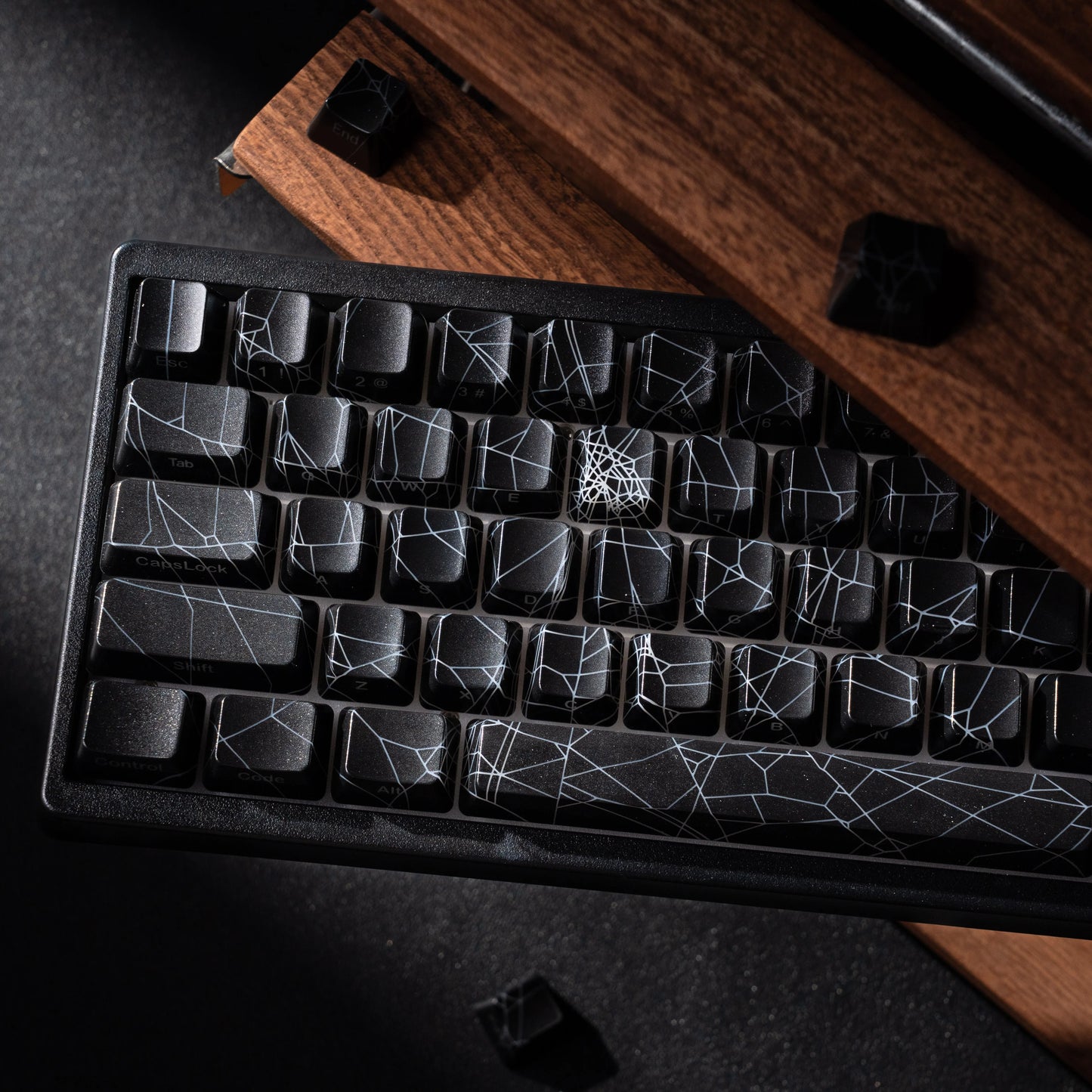 XVX M67 JadeStone Mechanical Keyboard 65% Tri-Mode Wireless Keyboard, Hot Swappable RGB Mechanical Keyboard with IMD Keycaps, Gasket Mount Gaming Keyboard