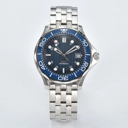 Men's Automatic Mechanical Watch 41mm Stainless Steel Waterproof Case Ceramic Bezel Men's Fashion Business Watch