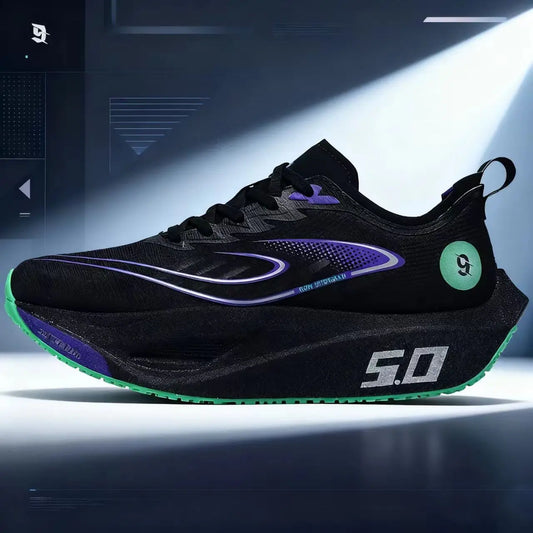 Zapatillas de running unisex 2025 con placa completa de carbono, profesionales para maratón, ligeras, con amortiguación reactiva, transpirables, deportivas para competición