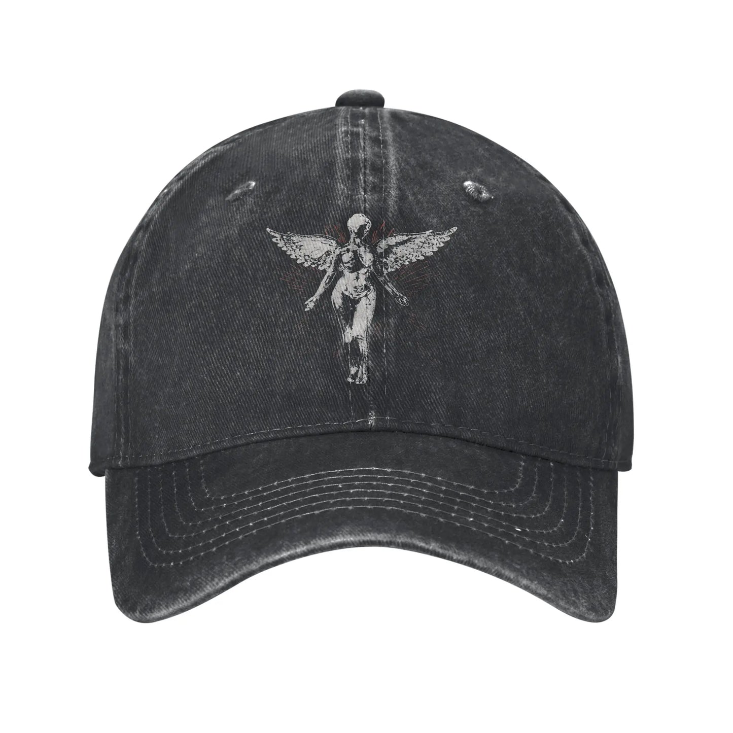 Summer Garbage rock Nirvanas 2026 Baseball Cap Sun  Breathable Design Washed Trucker Hat Women Trendy Kpop Rock Baseball Caps