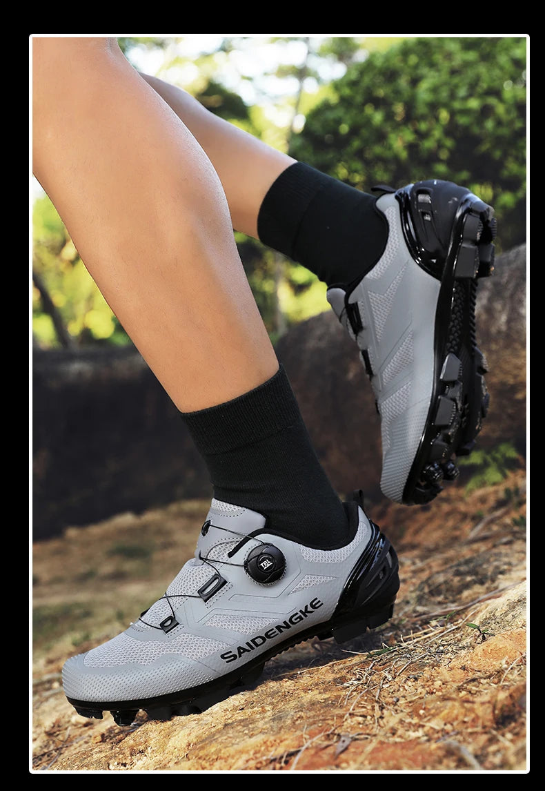 Nouvelles chaussures de cyclisme unisexes, professionnelles, légères, luxueuses, originales, pour route, VTT, course, vélo de mode, vélo de ville, sports de rue