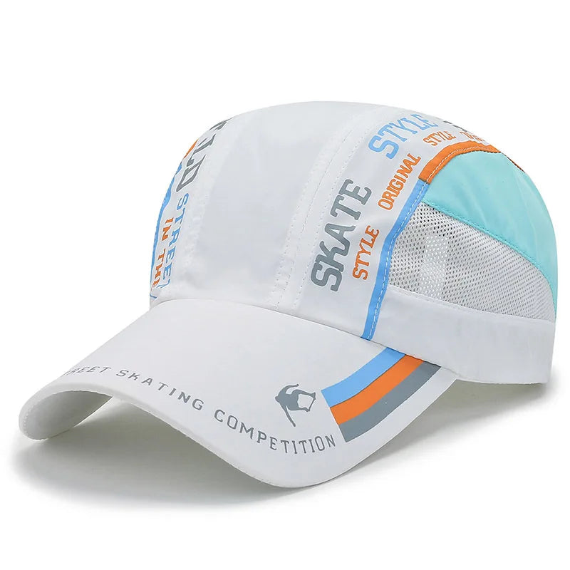 New Summer Quick Drying Thin Breathable Baseball Cap Men Women Sport Outdoor Hiking Climbing Cycling Fishing Run Hat Bone