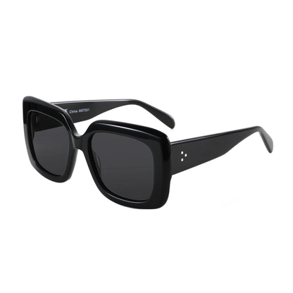 ZENOTTIC Handmade Acetate Sunglasses  luxury 2025 New Uv400 Fashion Square Ladies Polarized Sunglasses ZS6244