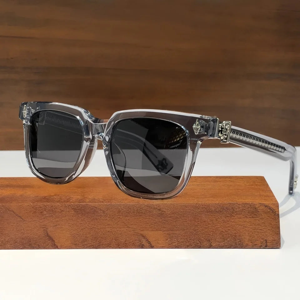 2025 Men's High end Retro Acetate Glasses Women's Fashion Designer Luxury Sunglasses Outdoor Travel Mountaineering Bicycle UV400