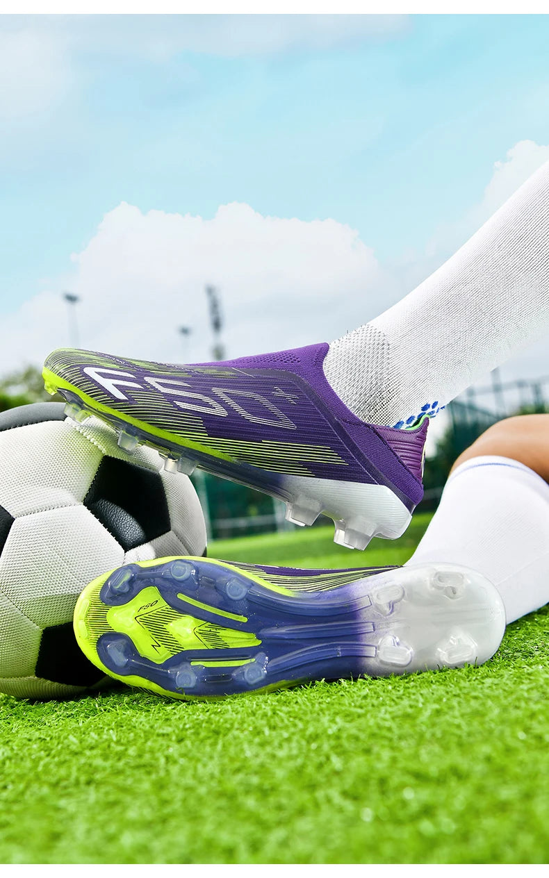 Herenvoetbalschoenen Antislip Indoor Futsal Voetbalschoenen Wedstrijdschoenen voor gras Hoogwaardige sneakers Populaire hoge sneakers voor buiten