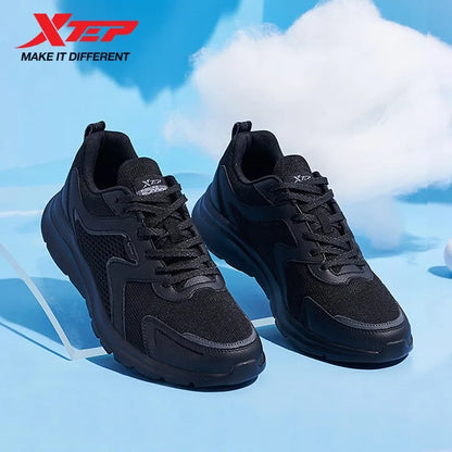 Xtep Men's Running Shoes Sports Shoes Men's Lightweight Shock Absorption Casual Shoes Student Shoes 879119110110