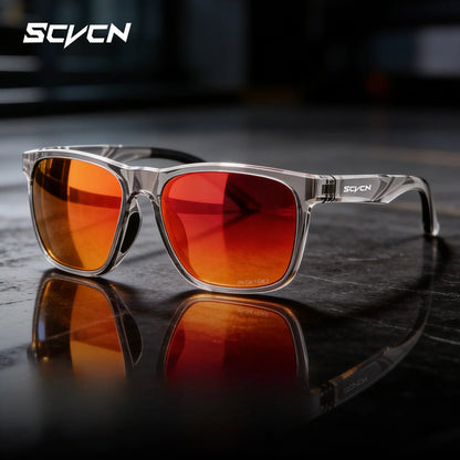 SCVCN Women's Sunglasses 2026 Polarized Men Camping Hiking Driving Glasses Sports UV400 Lenses Y2K Glasses Luxury Eyewear
