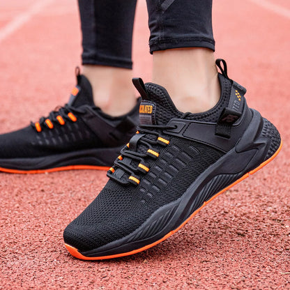 Baasploa Men Running Shoes Brand Male Designer Mesh Casual Sneakers Lightweight Lace-Up New Male Outdoor Sports Tennis Shoes