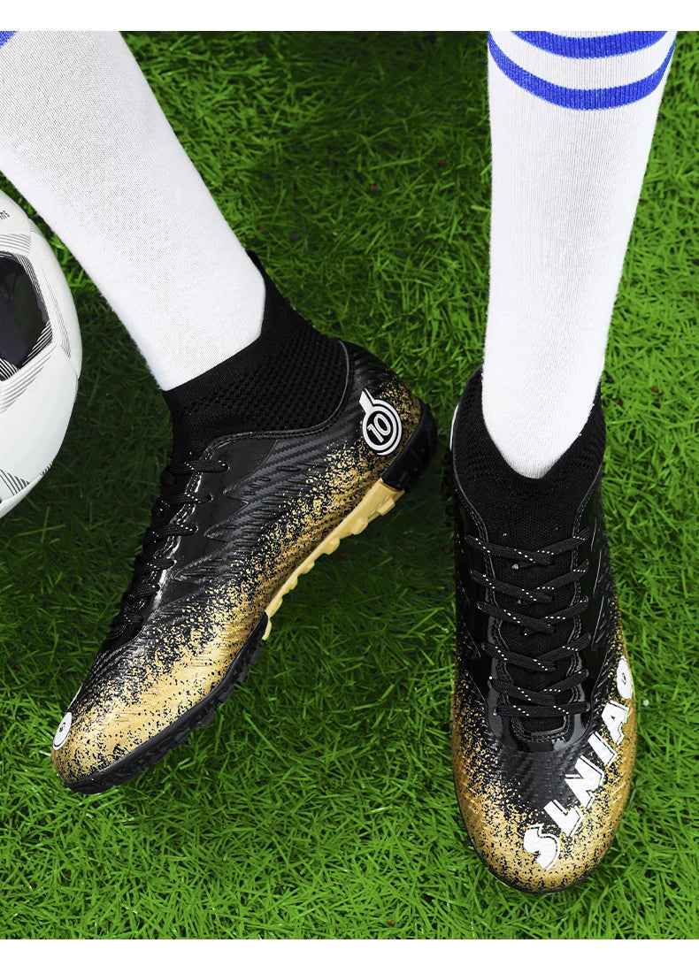 Chaussures de football professionnelles pour hommes, chaussures de soccer, crampons de football FG, chaussures de soccer ultralégères pour l'entraînement, baskets de soccer pour sports de plein air.