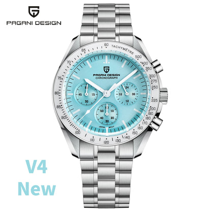 PAGANI DESIGN 2026 New Men's Watches Top Luxury Quartz Watch For Men Auto Date Speed Chronograph AR Sapphire Mirror Wrist watch