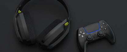 BINNUNE BW06 2.4 GHz casques Bluetooth Gamer avec micro casque de jeu sans fil avec Microphone pour PS5 PS4 PC Mac Playstation