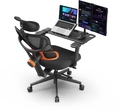 NEWTRAL NT001 Ergonomic Office Chair with Auto-Following Lumbar Support, Adjustable Headrest, 3D Armrest, Reclining Executive Desk Chair
