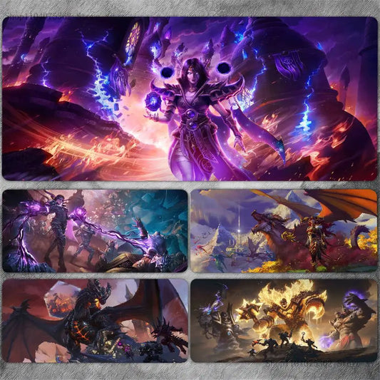 World Of Warcraft Game Mousepad Large Keyboard Desk Mat Gaming Mouse Pad LockEdge Non-slip Mat