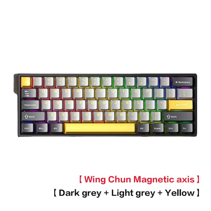 AULA WIN60 HE Wired Connection Magnetic Axis Keyboard RT Custom Mechanical Keyboard for E-sports Games 8K Polling Rate