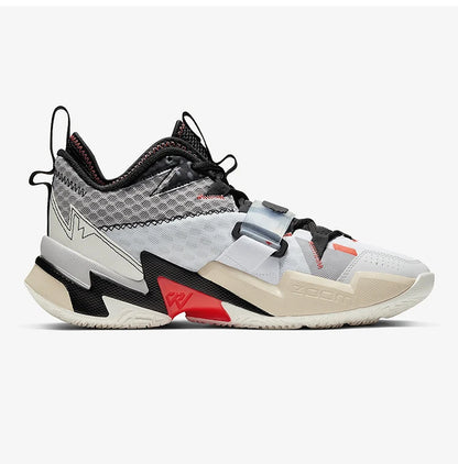 Ténis de basquetebol Nike Genuine JORDAN para homem, cano médio, almofadados e duráveis CD3002-101