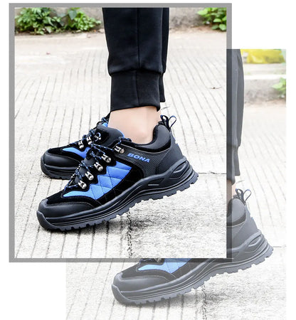 BONA New Designers Turistické boty Trekingové tenisky Pánské boty Pánské trekingové boty Chůze Mansculino Rybaření Kempování Boty na jogging