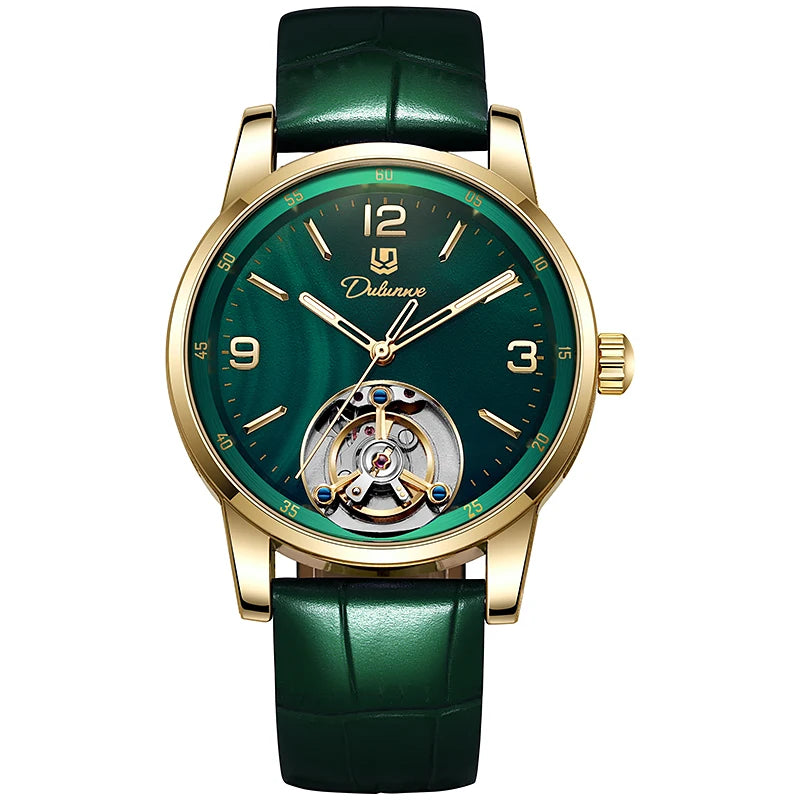 Tourbillon-Herrenuhr, modisch, sportlich, automatisch, mechanisch, wasserdicht – Luxusuhr einer Premium-Marke