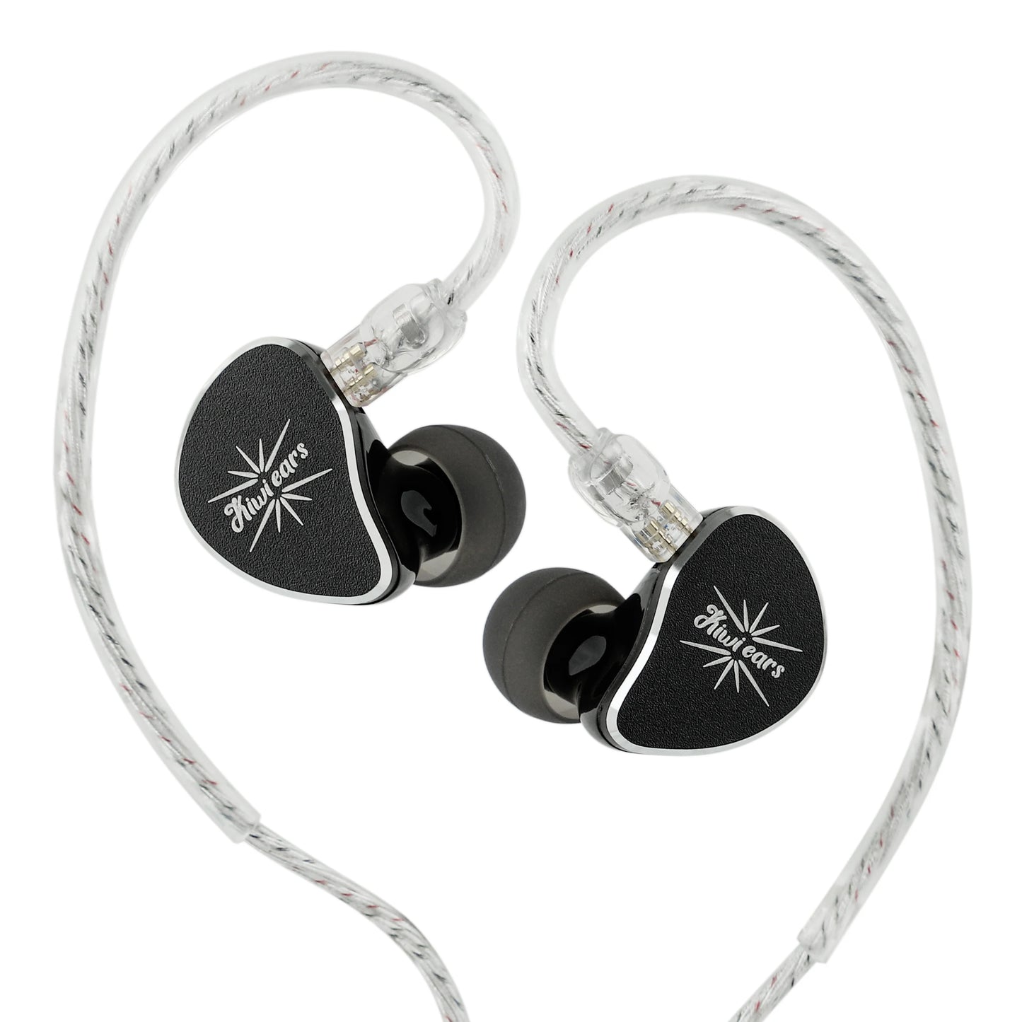 Kiwi Ears Belle 10mm DLC Dynamic Driver In-Ear Monitor HiFi Wired Earbuds with Silver-Plated Cable, Professional Audiophile IEM by Linsoul