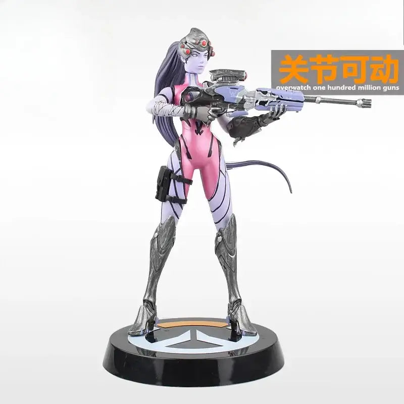 Overwatch : De Pioneer Black Lily Hand Blizzard – Statue de jeu avec accessoires, modèle d'exposition, réglable et mobile