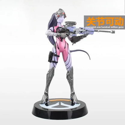 Overwatch : De Pioneer Black Lily Hand Blizzard – Statue de jeu avec accessoires, modèle d'exposition, réglable et mobile