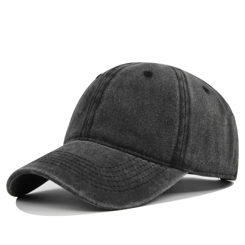 Retro Washed Cotton Baseball Cap Men Women Snapback Hat y2k Hip Hop Caps Solid Color Hat Bone Casquette Outdoor Casual Sport hat