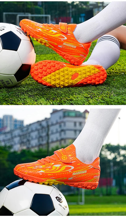 Chaussures de football pour hommes, chaussures de football professionnelles pour terrain en gazon, nouvelles chaussures de football résistantes, chaussures de football décontractées pour enfants, chaussures de football ant